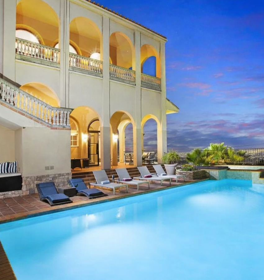 Pool at Peak Path Health in Los Angeles, California Hollywood hills luxury rehab