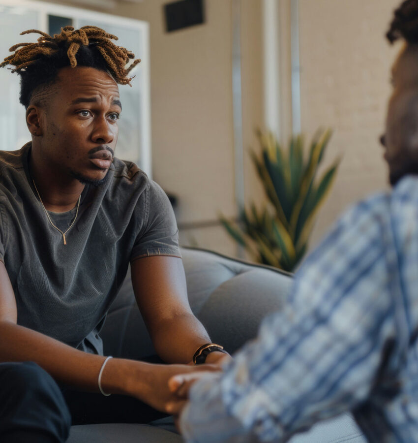 therapist discussing the benefits of opioid addiction treatment in Los Angeles, CA
