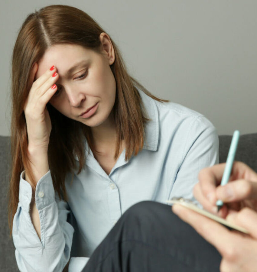 A woman seeking help through individual therapy for addiction in Los Angeles, CA A woman seeking help through individual therapy for addiction in Los Angeles, CA