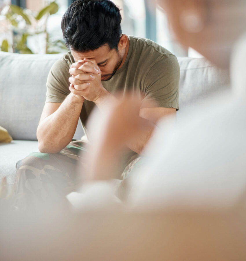 A person listens intently during a motivational interviewing session in Los Angeles, fostering a supportive environment for change and growth.
