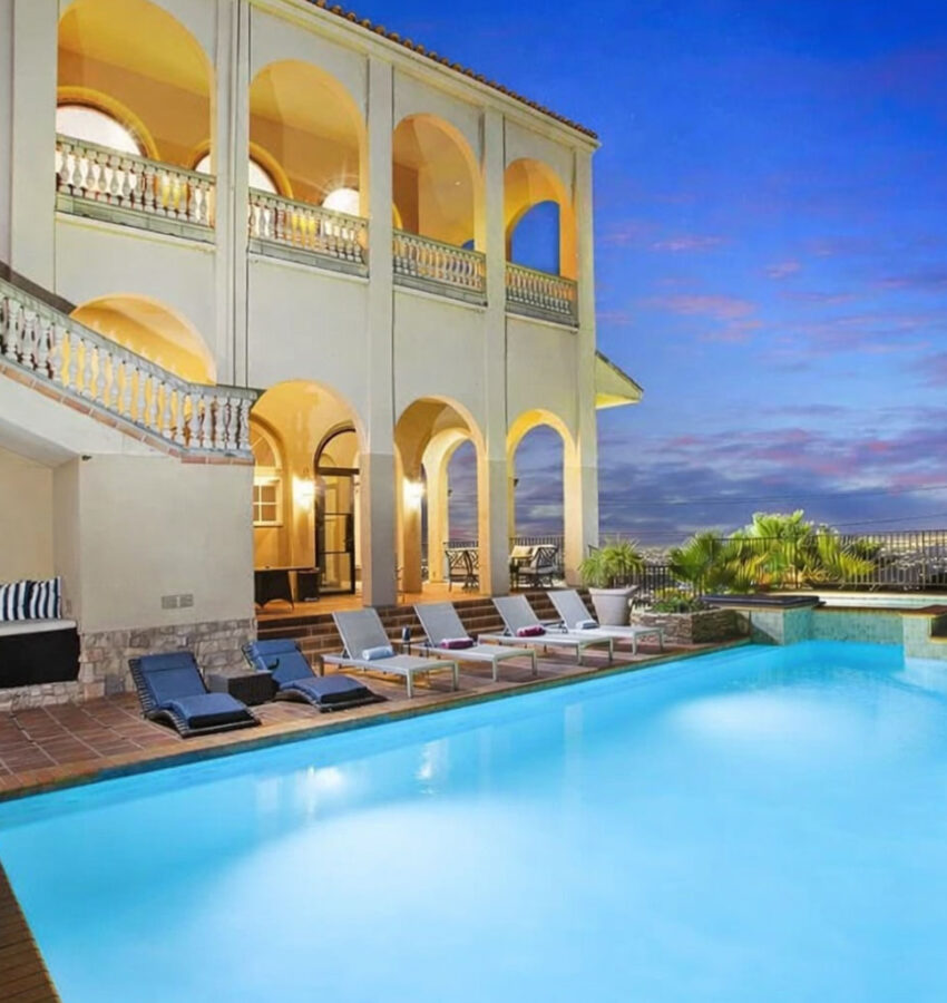 Pool-Updated Hollywood hills luxury rehab